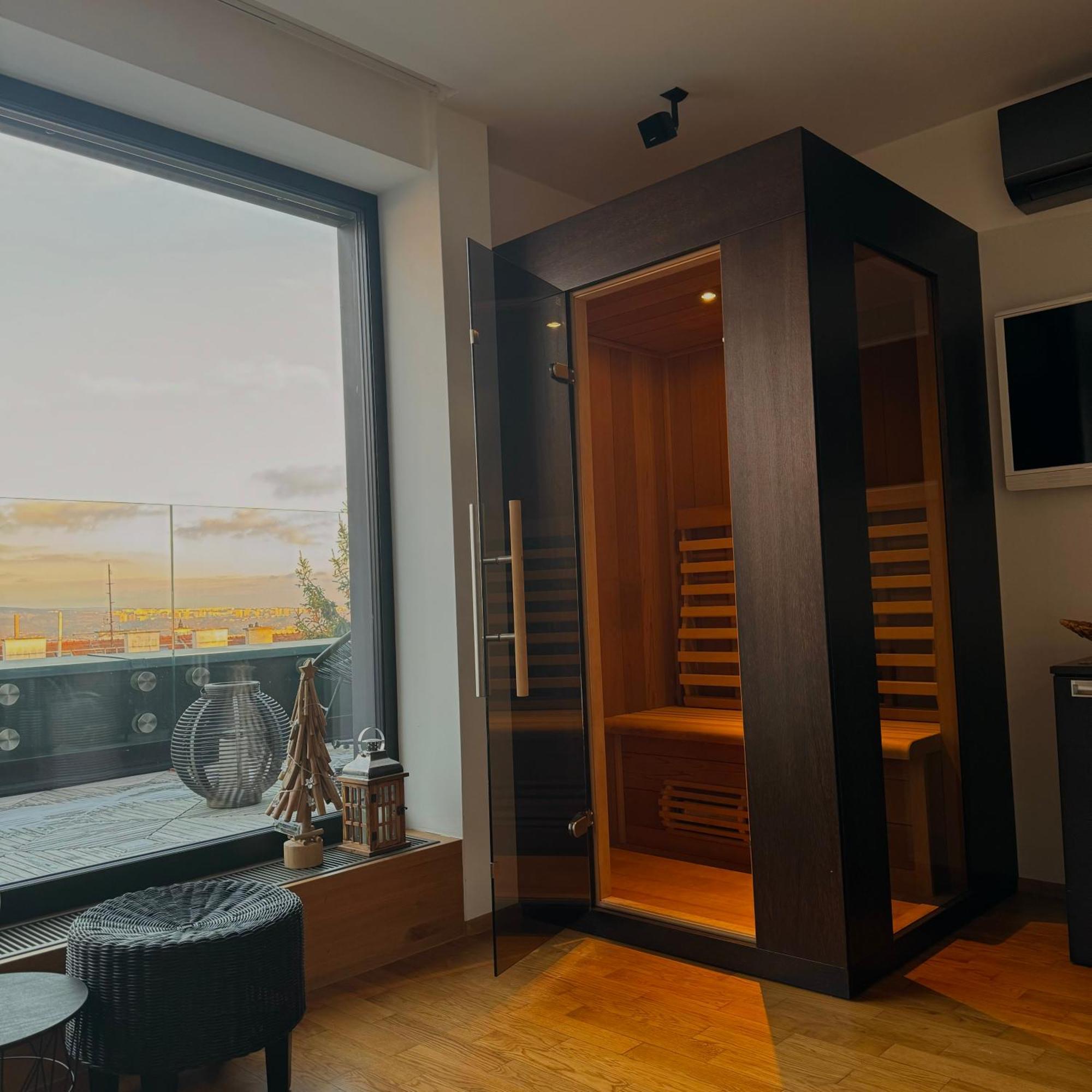 Apartman Se Saunou A Terasou S Vyhledem Na Brno Exterior foto