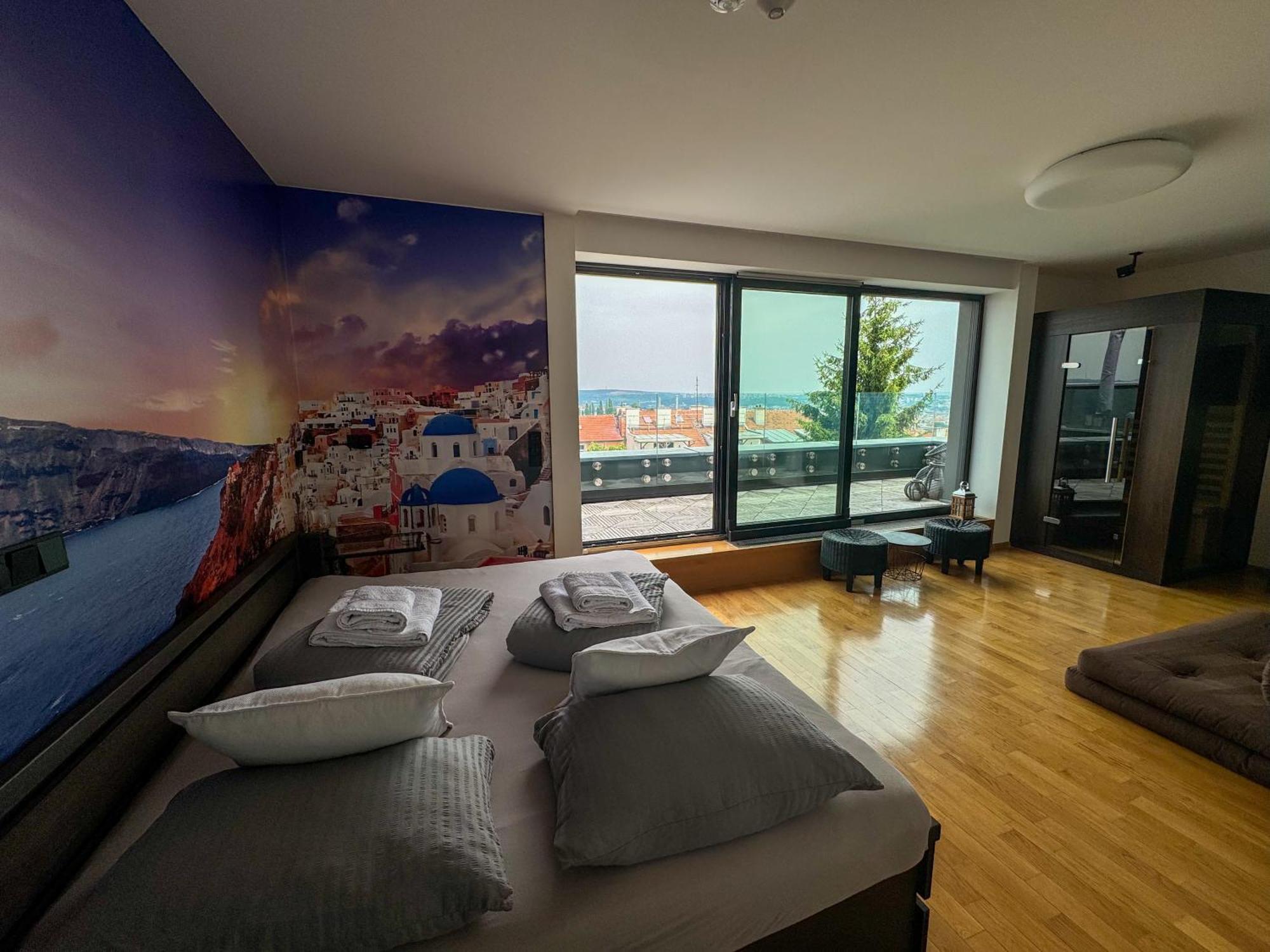 Apartman Se Saunou A Terasou S Vyhledem Na Brno Exterior foto