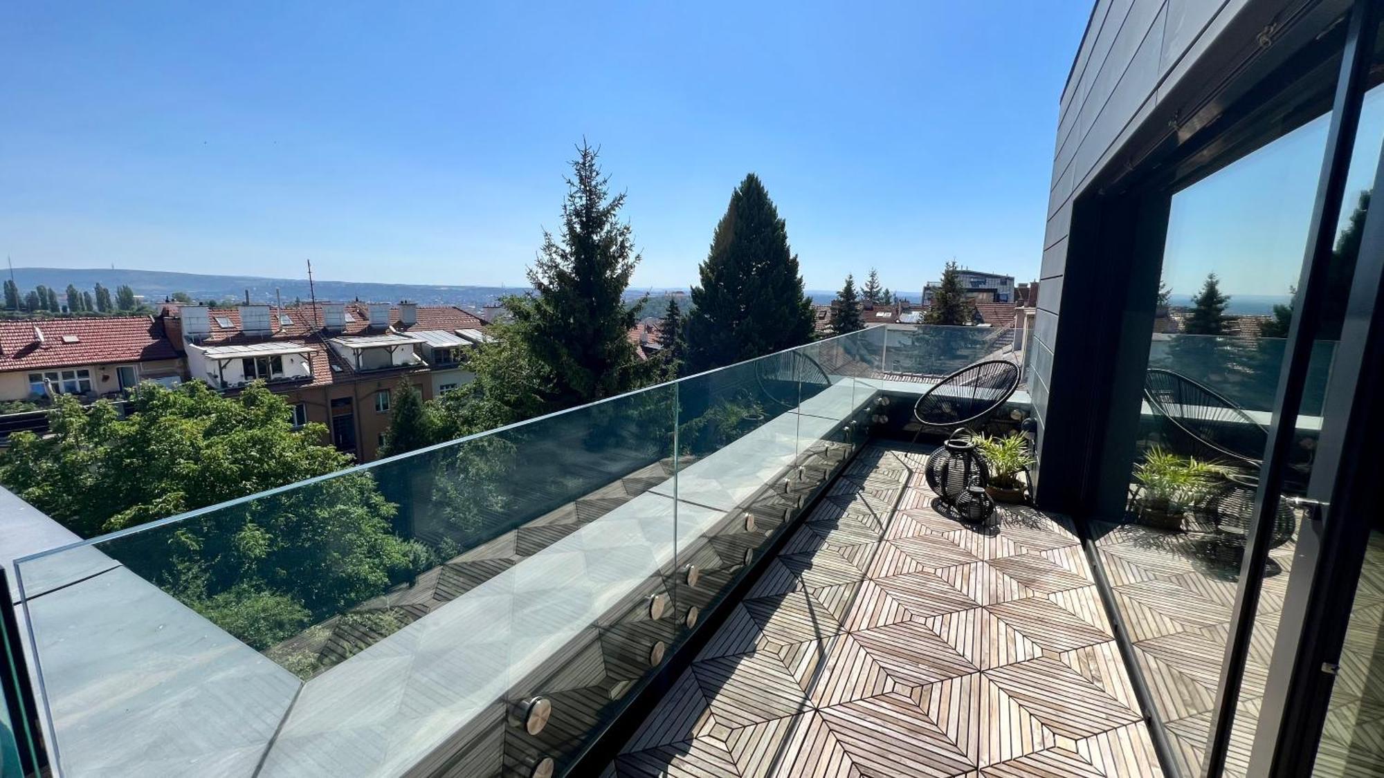 Apartman Se Saunou A Terasou S Vyhledem Na Brno Exterior foto
